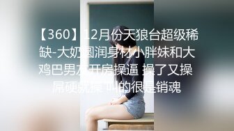 【360】12月份天狼台超级稀缺-大奶圆润身材小胖妹和大鸡巴男友开房操逼 操了又操 屌硬就操 叫的很是销魂