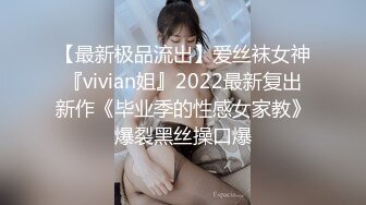 【最新极品流出】爱丝袜女神『vivian姐』2022最新复出新作《毕业季的性感女家教》爆裂黑丝操口爆