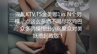 淫乱KTV,TS金美娜1vs N个男模，点这么多酒不喝尽吃鸡巴，众多男模掏出小鸟聚众对美妖撸起致敬！