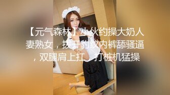 【元气森林】小伙约操大奶人妻熟女，拨开豹纹内裤舔骚逼，双腿肩上扛，打桩机猛操