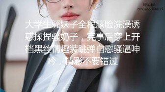 大学生骚妹子全程露脸洗澡诱惑揉捏骚奶子，完事后穿上开档黑丝情趣装跳弹自慰骚逼呻吟，精彩不要错过